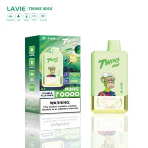 LAVIE Twins Max 70000 Puffs Dual Flavor 2-in-1 Disposable Vape with Smart Screen,Nicotine 2% - Image 8