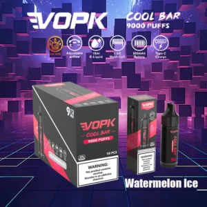 Alternative view of VOPK Cool Bar 9000 Puffs Disposable Vape Pen for long-lasting vaping pleasure and superb portability.