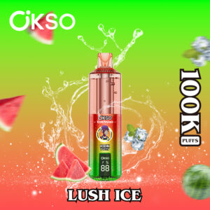 Alternative view of OKSO Tornado 100000 Puffs , 800mAh Type-C Rechargeable, LED Smart Display, Dual Mesh Coil, 0%/2%/3%/5% Nicotine Options