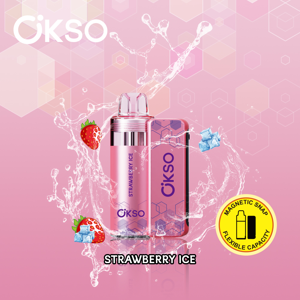 OKSO Switch Kit 50000 Puffs ,Magnetic Replaceable Pod, LED Display, Adjustable Airflow, 0%/2%/3%/5% Nicotine Optional - Image 10