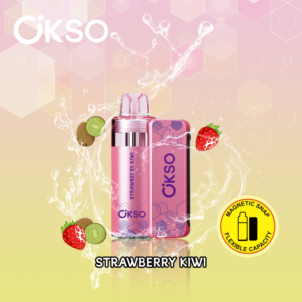 OKSO Switch Kit 50000 Puffs ,Magnetic Replaceable Pod, LED Display, Adjustable Airflow, 0%/2%/3%/5% Nicotine Optional - Image 9