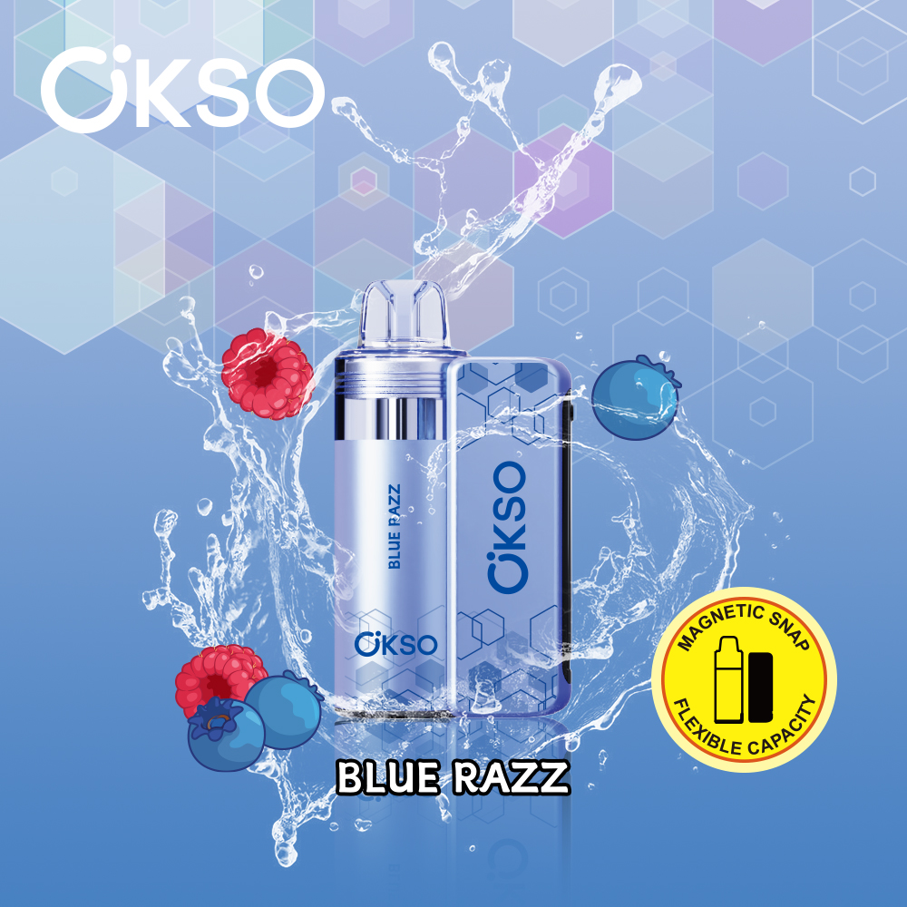 OKSO Switch Kit 50000 Puffs ,Magnetic Replaceable Pod, LED Display, Adjustable Airflow, 0%/2%/3%/5% Nicotine Optional - Image 8