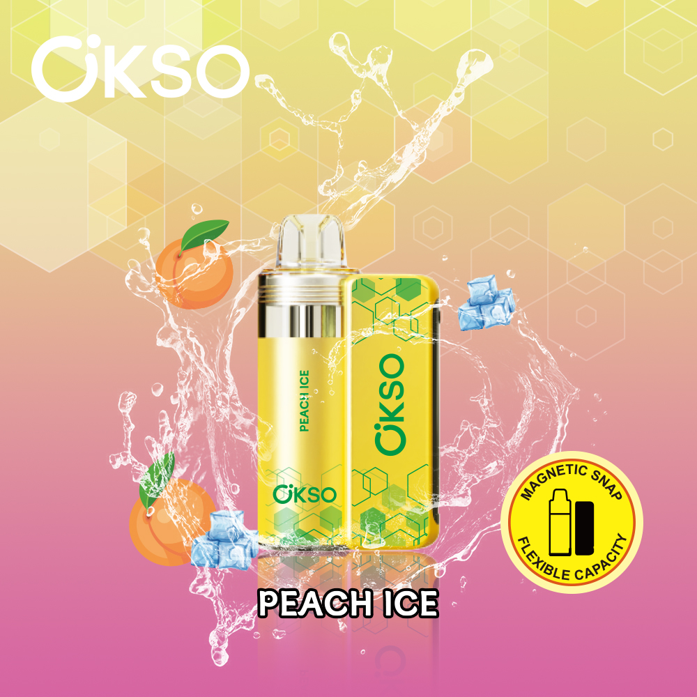 OKSO Switch Kit 50000 Puffs ,Magnetic Replaceable Pod, LED Display, Adjustable Airflow, 0%/2%/3%/5% Nicotine Optional