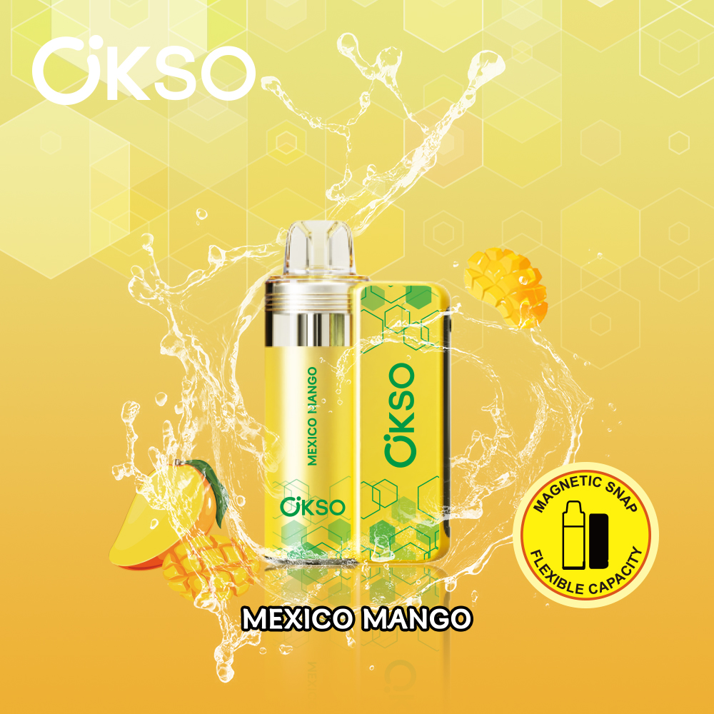 OKSO Switch Kit 50000 Puffs ,Magnetic Replaceable Pod, LED Display, Adjustable Airflow, 0%/2%/3%/5% Nicotine Optional - Image 5