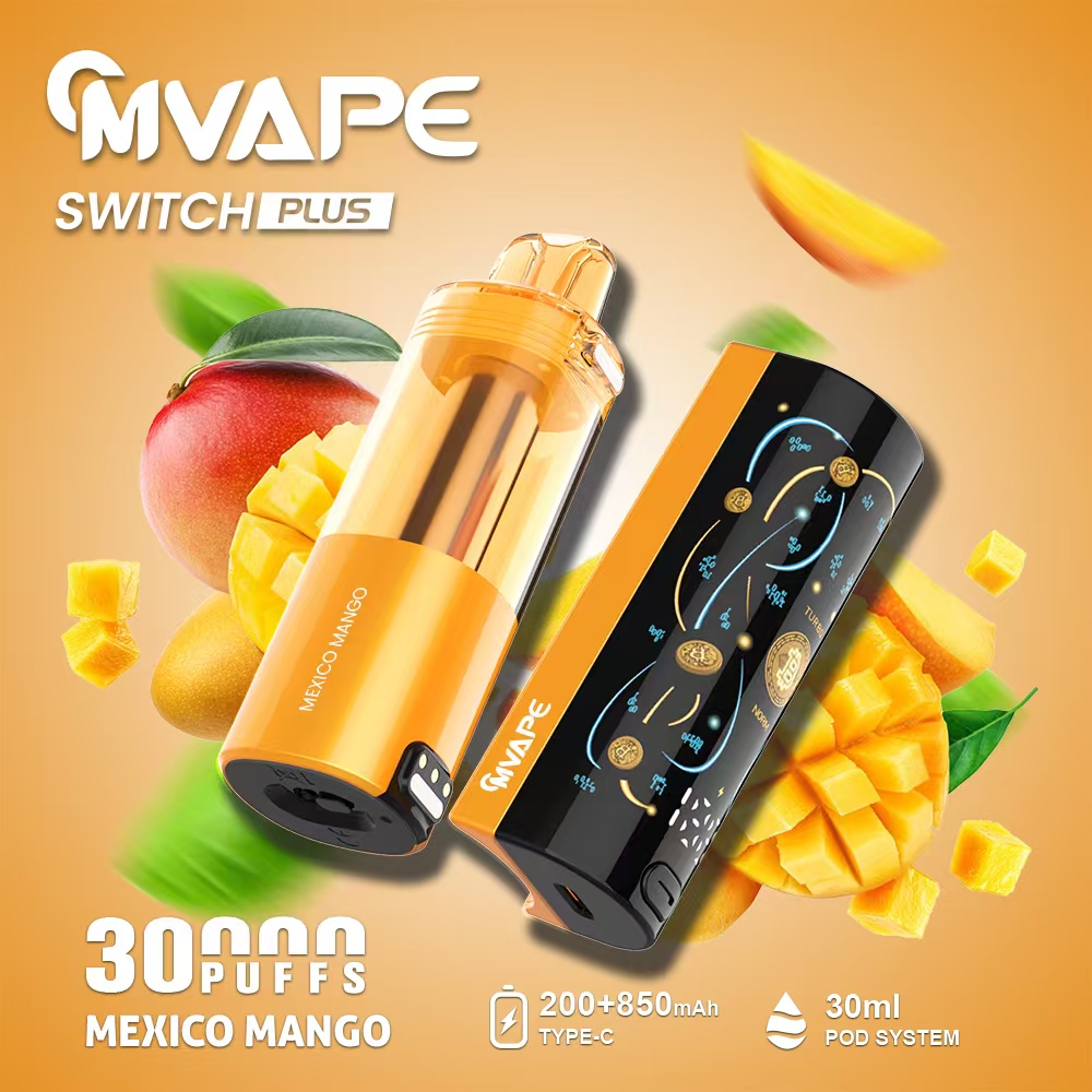 CRYSTAL MARY D40 30000 Puffs Glowing Bitcoin Style Kit Rechargeable With Digital Display,Nicotine 5% - Image 6