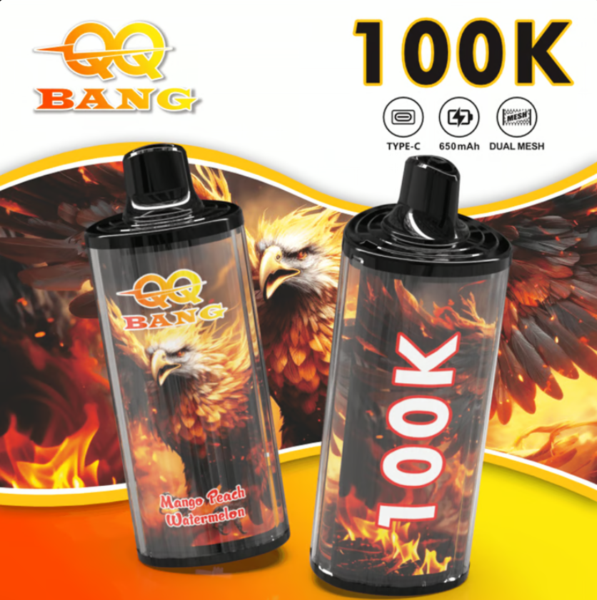 Bang 100K Disposable Vape – High-Capacity Vape with Up to 100,000 Puffs, Independent Flavor Chamber & Rechargeable Long-Lasting Performance - Image 10