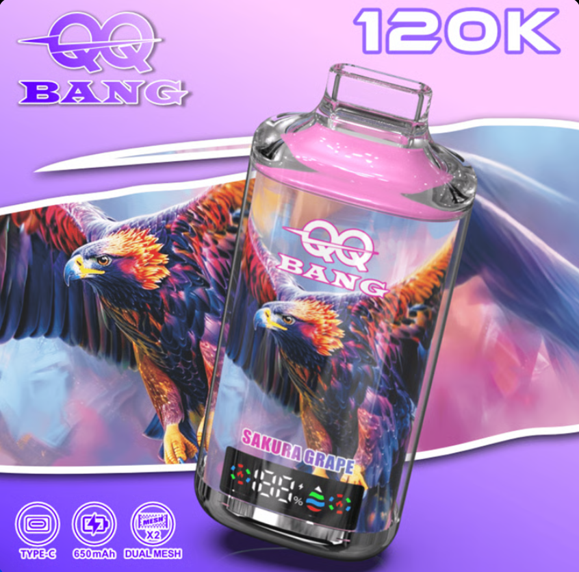 Bang 120K Crystal Disposable Vape – Long-Lasting Device with Up to 120,000 Puffs and Multiple Flavor Options - Image 9