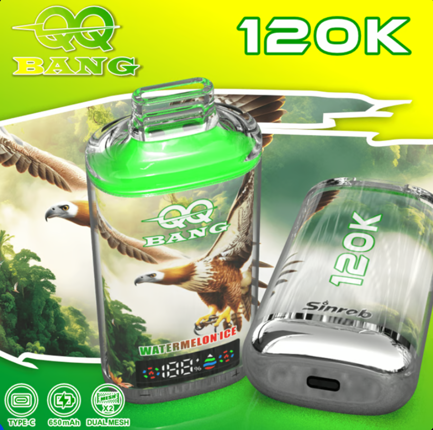 Bang 120K Crystal Disposable Vape – Long-Lasting Device with Up to 120,000 Puffs and Multiple Flavor Options - Image 6