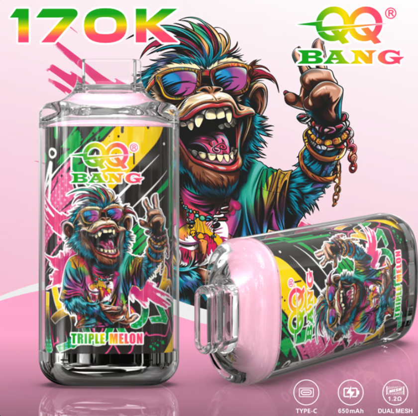 Bang 170K Crystal Series Disposable Vape – High-Capacity Device with Up to 170,000 Puffs and Long-Lasting Performance - Image 3