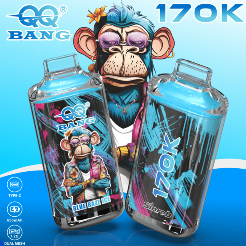 Bang 170K Crystal Series Disposable Vape – High-Capacity Device with Up to 170,000 Puffs and Long-Lasting Performance - Image 2