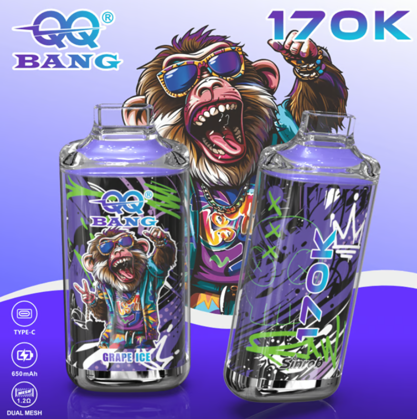 Bang 170K Crystal Series Disposable Vape – High-Capacity Device with Up to 170,000 Puffs and Long-Lasting Performance - Image 9
